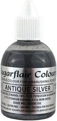 Barva Airbrush - Stříbrná / ANTIQUE SILVER (Sugarflair) 