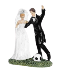 Svatební figurka - Fotbalista