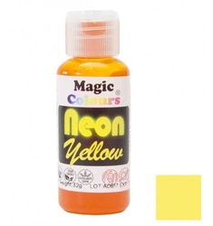 Gelová barva NEONOVÁ  Magic Colours - ŽLUTÁ / Neon Yellow