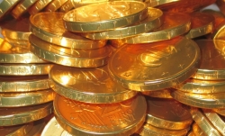 Čokoládová mince - CENT zlatý