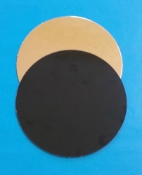 Podložka na minidortíky zlato-černá 12 cm
