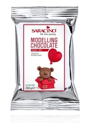 Modelovací čokoláda - Saracino Červená (red) / 250 g