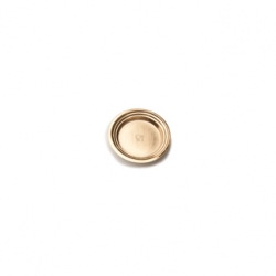 Tácek zlatý - kruh mini 6,5 cm 