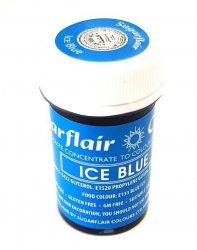 Barva gelová Sugarflair - Modrá / ICE BLUE