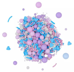 Cukrová dekorace (PME) - Bubble Gum (kuličky, srdíčka, tyčinky)/ 30 g 