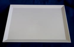 Tác plastový bílý - Obdélník 30 x 40 cm