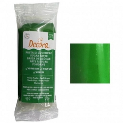 Potahovací a modelovací hmota - Tmavě ZELENÁ (Green) 100 g / Decora 