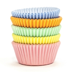 Cukrářské košíčky - Barevné pastelové (3,5 x 2 cm) / 100 ks (PME)