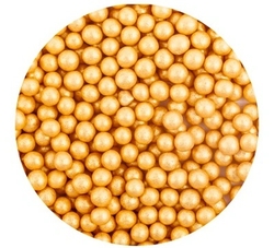 Cukrové perličky - Perleťové ZLATÉ 0,5 kg  