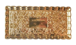 Tác zlatý - Obdélník 30 x 15 cm  - VZOR