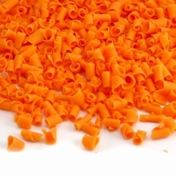 Čokoládové hoblinky - Oranžové (pomerančové) / 50 g