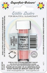  Barva prachová perleťová - Růžová /Shimmer pink