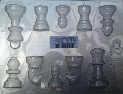 Plastová forma (na čokoládu) - Šachy 