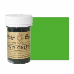 Barva gelová Sugarflair - Zelená / PARTY GREEN
