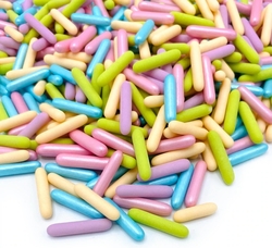 Cukrová dekorace Happy Sprinkles - Tyčinky barevné / 30 g 