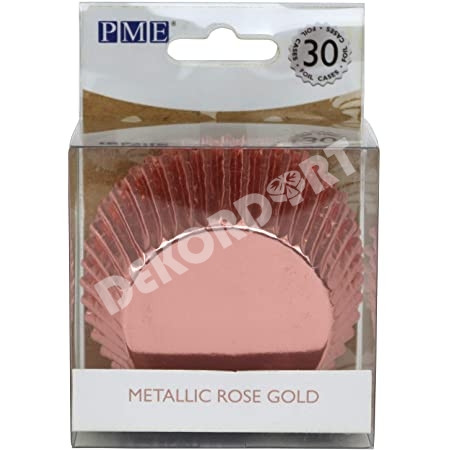 Košíčky na muffiny - ROSE GOLD / PME 30 ks