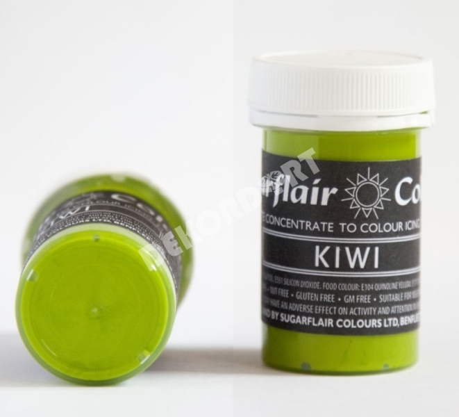 Barva gelová Sugarflair - Kiwi