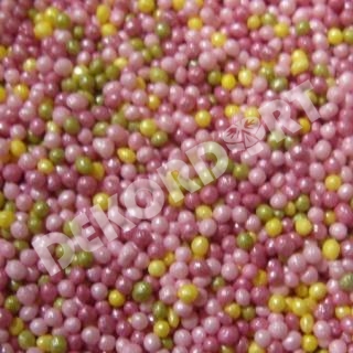 Cukrový máček barevný perleťový 30g