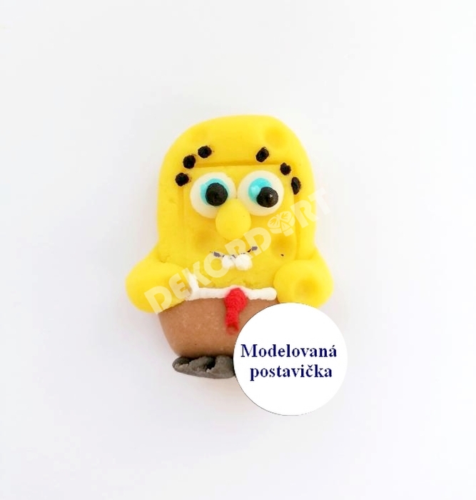 Modelovaná postavička - Spongebob