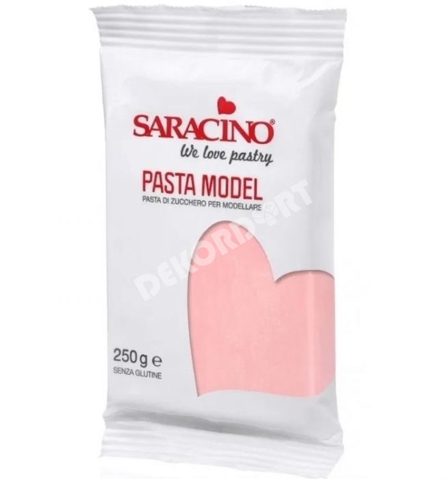 Modelovací hmota - Saracino RŮŽOVÁ / 250 g (Pink)