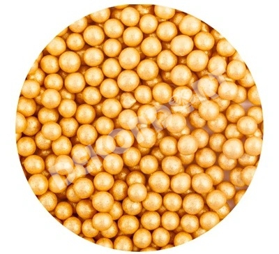 Cukrové perličky - Perleťové ZLATÉ 300 g 